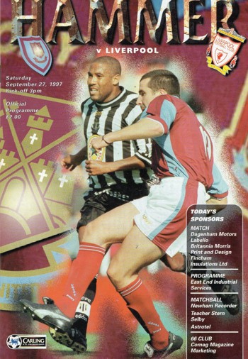 Match programme